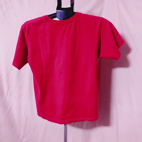 Vans Red Checkerboard Logo T-Shirt Youth Large / Women’s Small - Picture 2 of 5